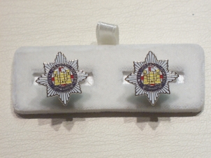 Royal Dragoon Guards enamelled cufflinks - Click Image to Close